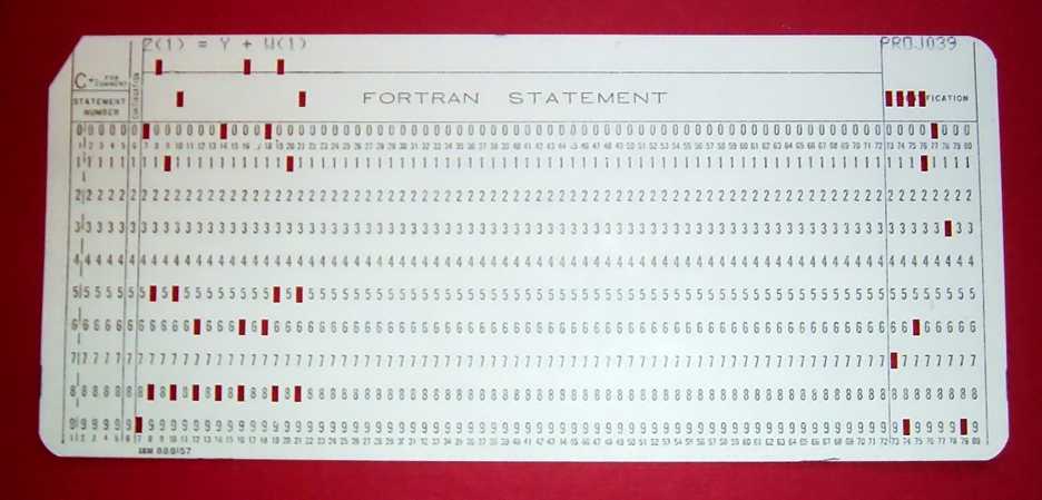 punch card